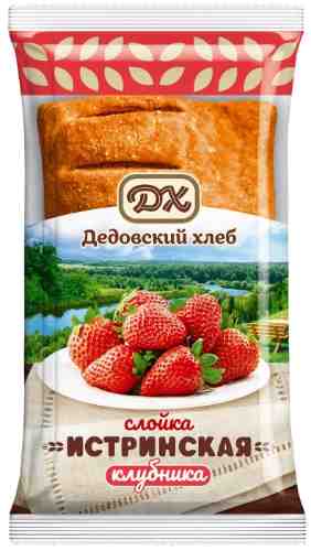 Слойка Дедовский хлеб Истринская с клубникой 70г арт. 1140841