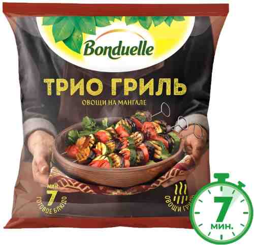 Смесь Bonduelle Трио гриль Овощи на мангале быстрозамороженная 400г арт. 443485