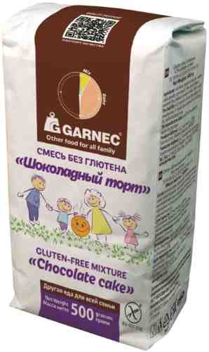 Смесь для выпечки Garnec Шоколадный торт без глютена 500г арт. 363176