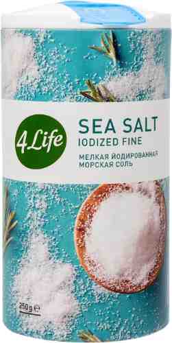 Соль 4Life Морская йодированная мелкая 250г арт. 447225