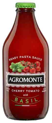 Соус Agromonte томатный с помидорами черри и базиликом 330г арт. 1108504