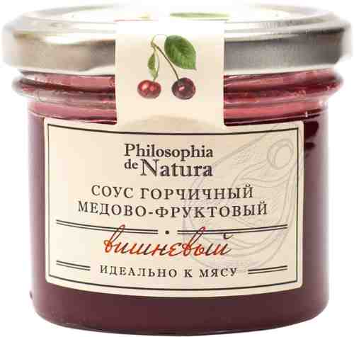 Соус Philosophia de Natura горчичный медово-фруктовый вишневый 100г арт. 979116