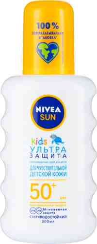 Спрей солнцезащитный детский Nivea Sun Kids SPF50+ Ультра защита 200мл арт. 691441