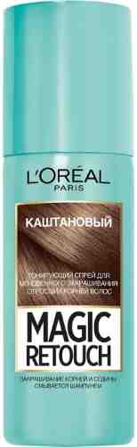 Спрей тонирующий для волос Loreal Paris Magic Retouch каштановый 75мл арт. 315216