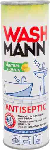 Средство чистящее WashMash Antiseptic Актив Лимон 500г арт. 998083