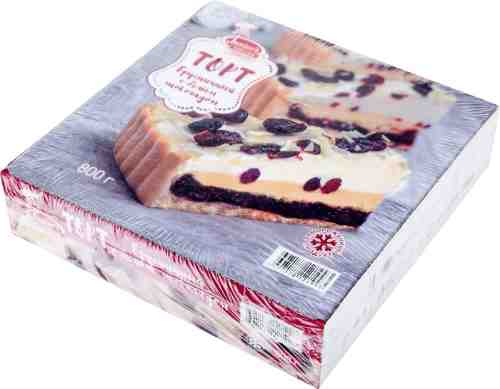 Торт Juniors Брусничный с белым шоколадом замороженный 800г арт. 515321