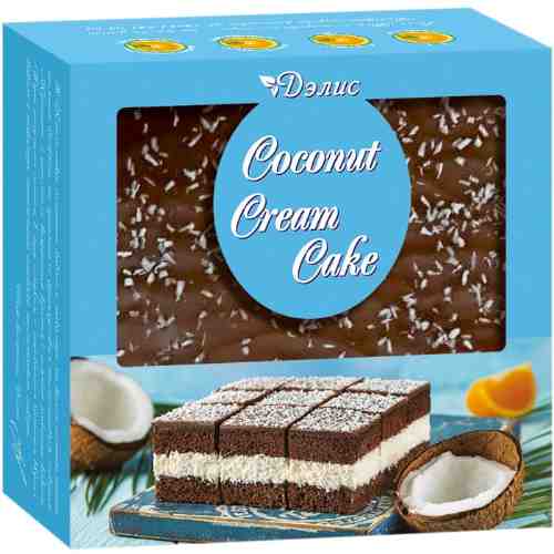 Торт La Creme Клер Дэлис Coconut Cream cake 200г арт. 1039788