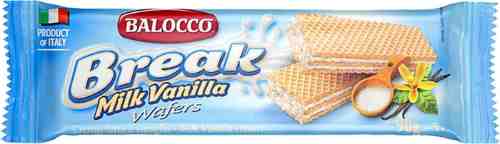 Вафли Balocco с молочно-ванильной начинкой начинкой 90г арт. 1075678