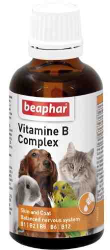 Витамины Beaphar Vitamine B Komplex Комплекс витаминов группы В для кошек собак птиц 50мл арт. 947830