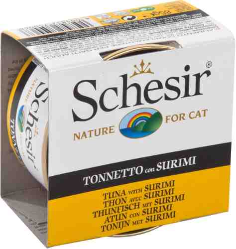 Влажный корм для кошек Schesir Тунец сурими 85г (упаковка 20 шт.) арт. 716672pack