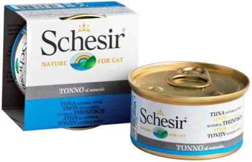 Влажный корм для кошек Schesir Тунец в собственном соку 85г (упаковка 20 шт.) арт. 694876pack