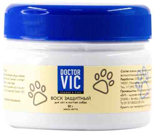 Воск для собак Doctor VIC защитный для лап и когтей 80мл арт. 1175815