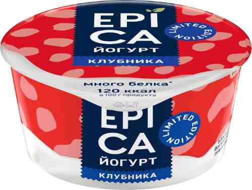 Йогурт Epica с клубникой 4.8% 130г арт. 318154