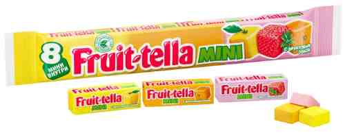 Жевательные конфеты Fruittella mini с фруктовым соком 88г арт. 523060