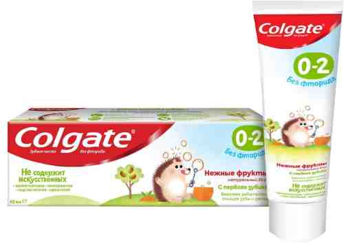 Зубная паста Colgate Нежные фрукты детская 0-2 без фторида 40мл арт. 987213